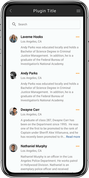 Listview Buildfire Plugin Sdk - Gorgeous Vintage Design - Retina