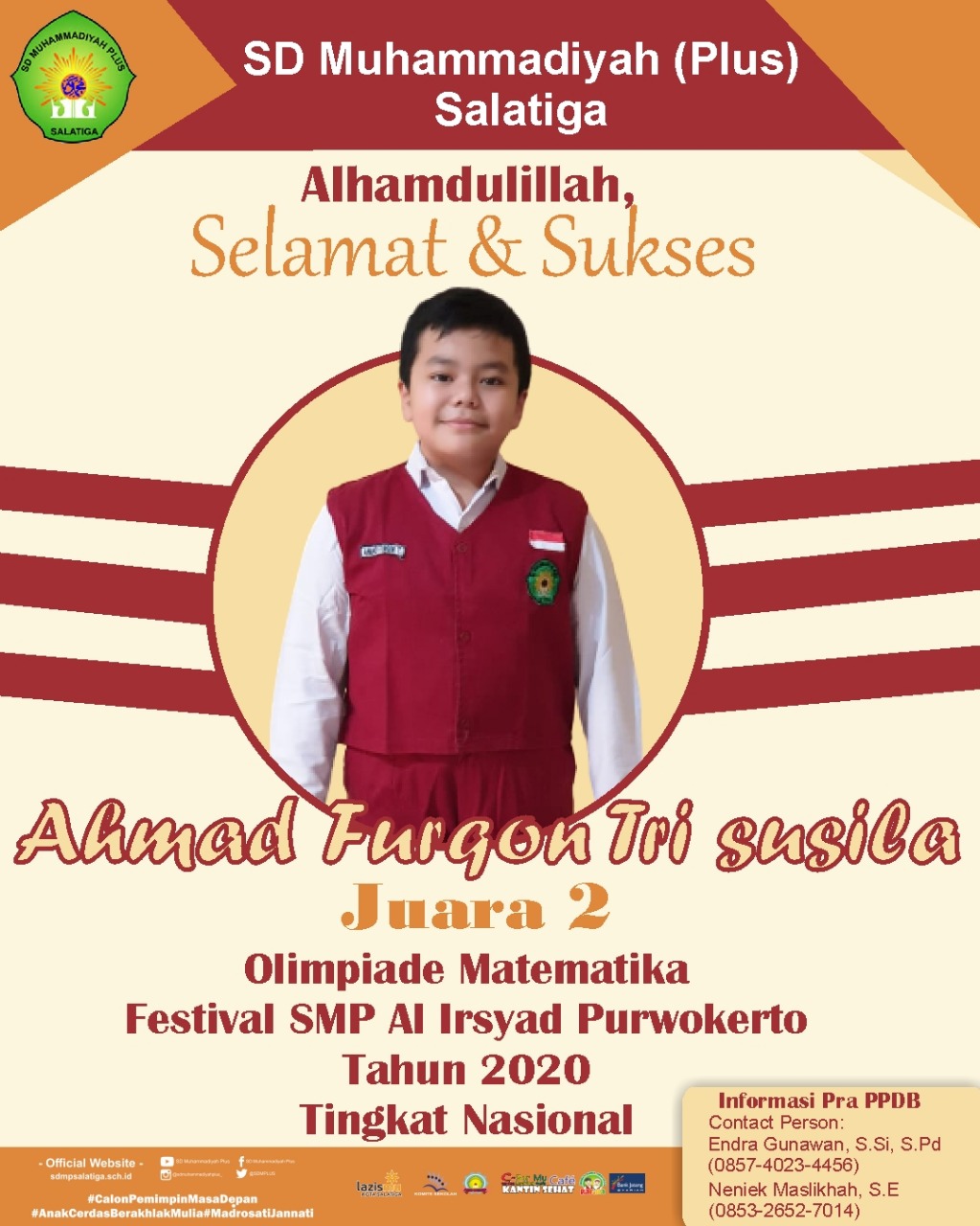 Download kumpulan soal osn smp matematika beserta . Ahmad Furqan Tri Susila Catatkan Nama Dalam Olimpiade Matematika Sd Muhammadiyah Plus Salatiga