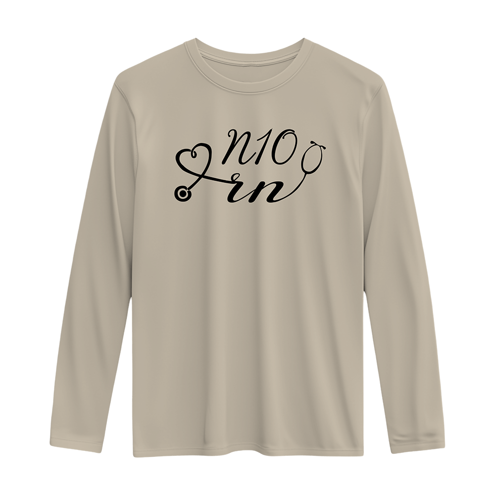 North 10 Cursive Long Sleeve