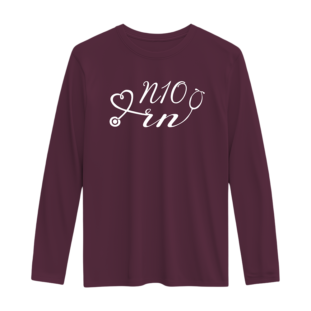 North 10 Cursive Long Sleeve