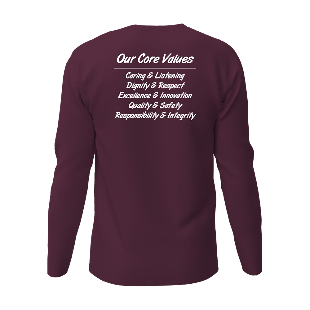 MSICU Core Values Long Sleeve Shirt
