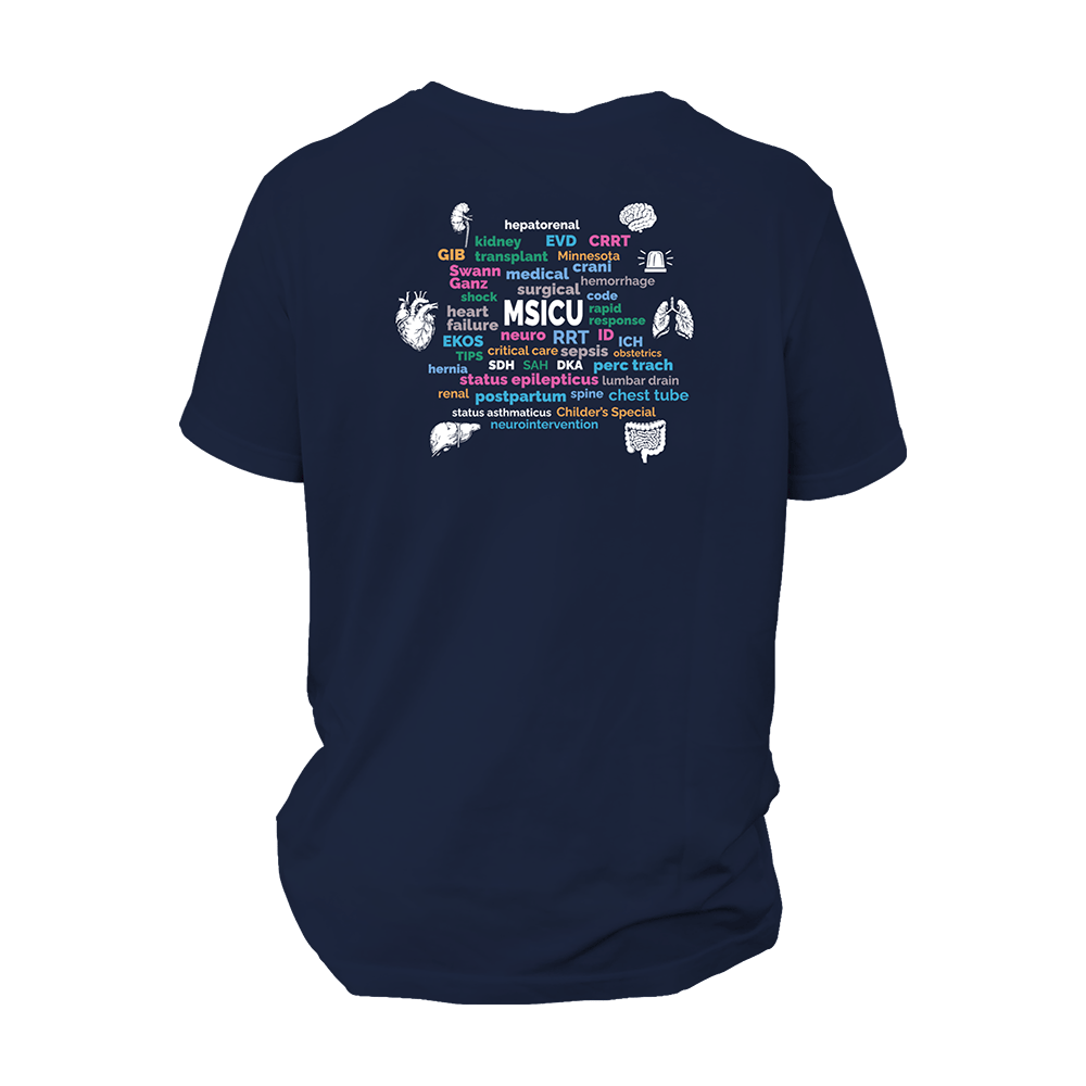 MSICU Word Cloud T-Shirt
