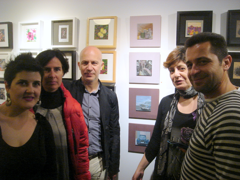 συμμετοχη σε εκθεση μινιατουρας του ΣΚΕΤΒΕ στην gallery "ρω" Θεσσαλονικη.