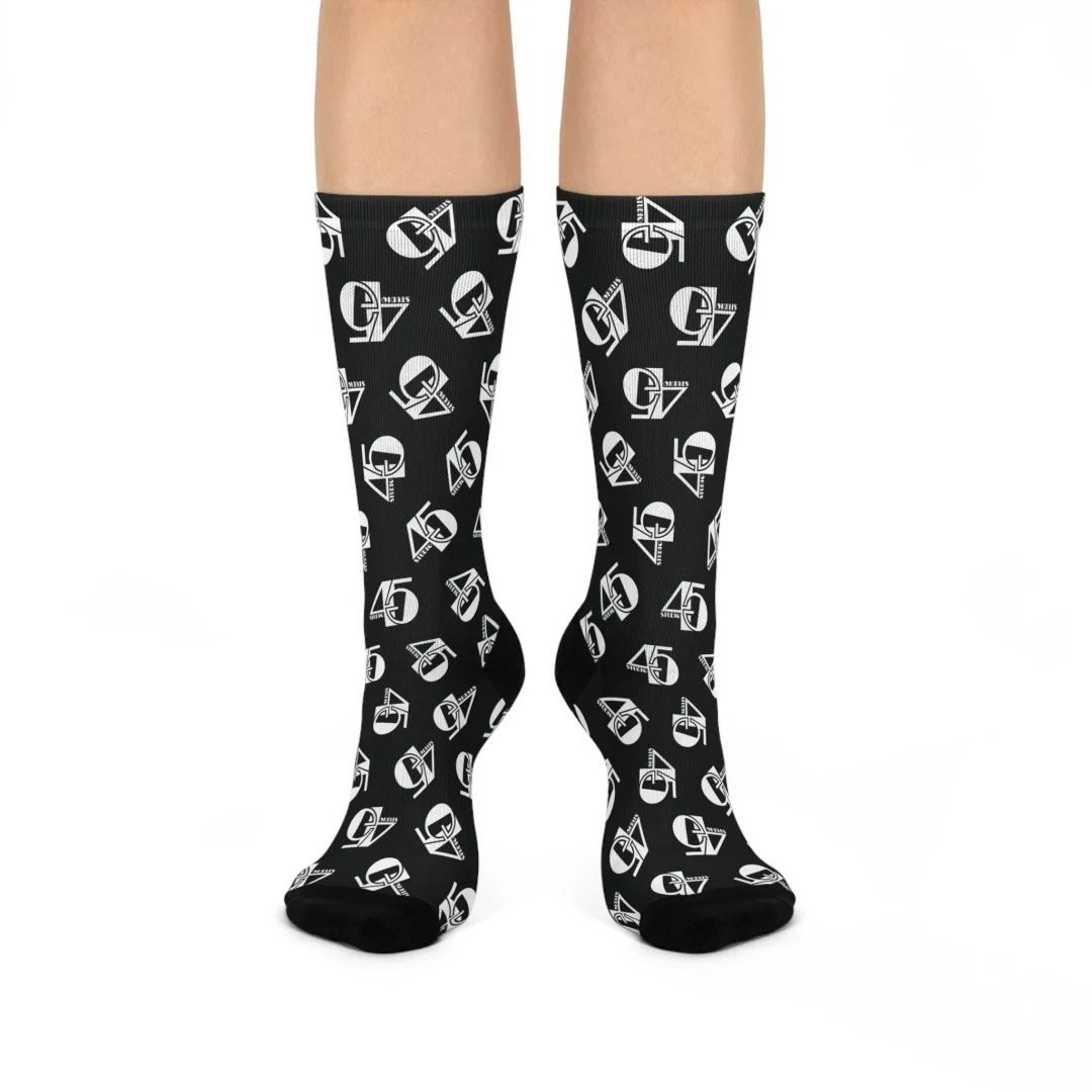 Studio45 Repeating Logo Socks - Image 2
