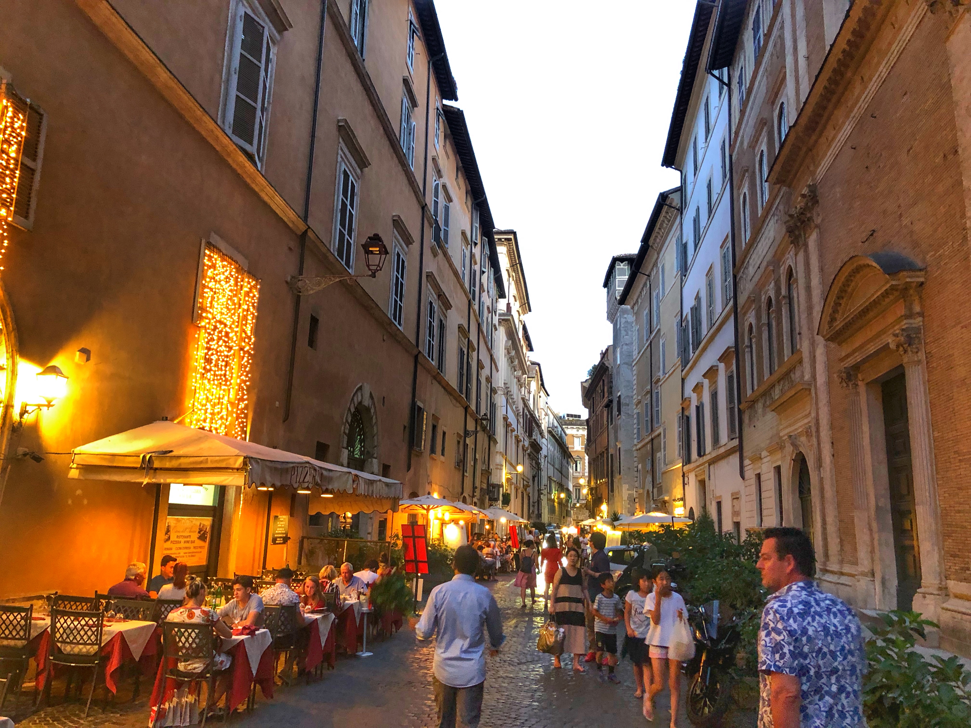 Laneways behind Piazza Navona