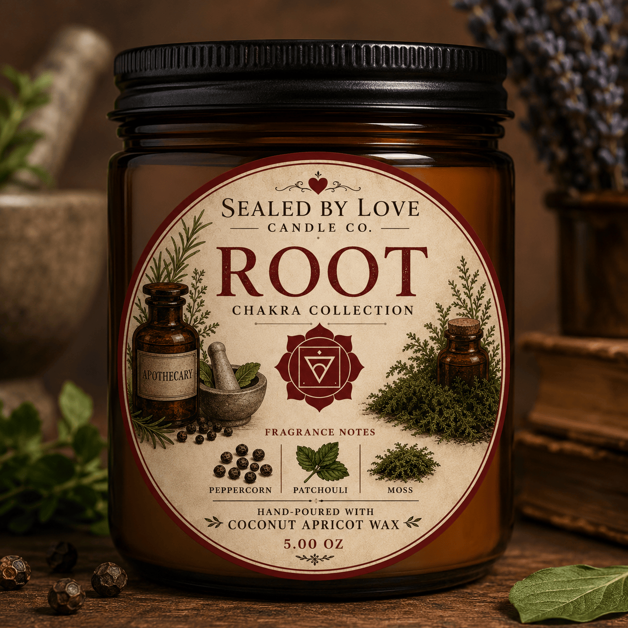 Root Chakra Candle