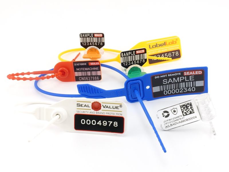 Plastic Security Seals - Retina Geometric Patterns for Desktop