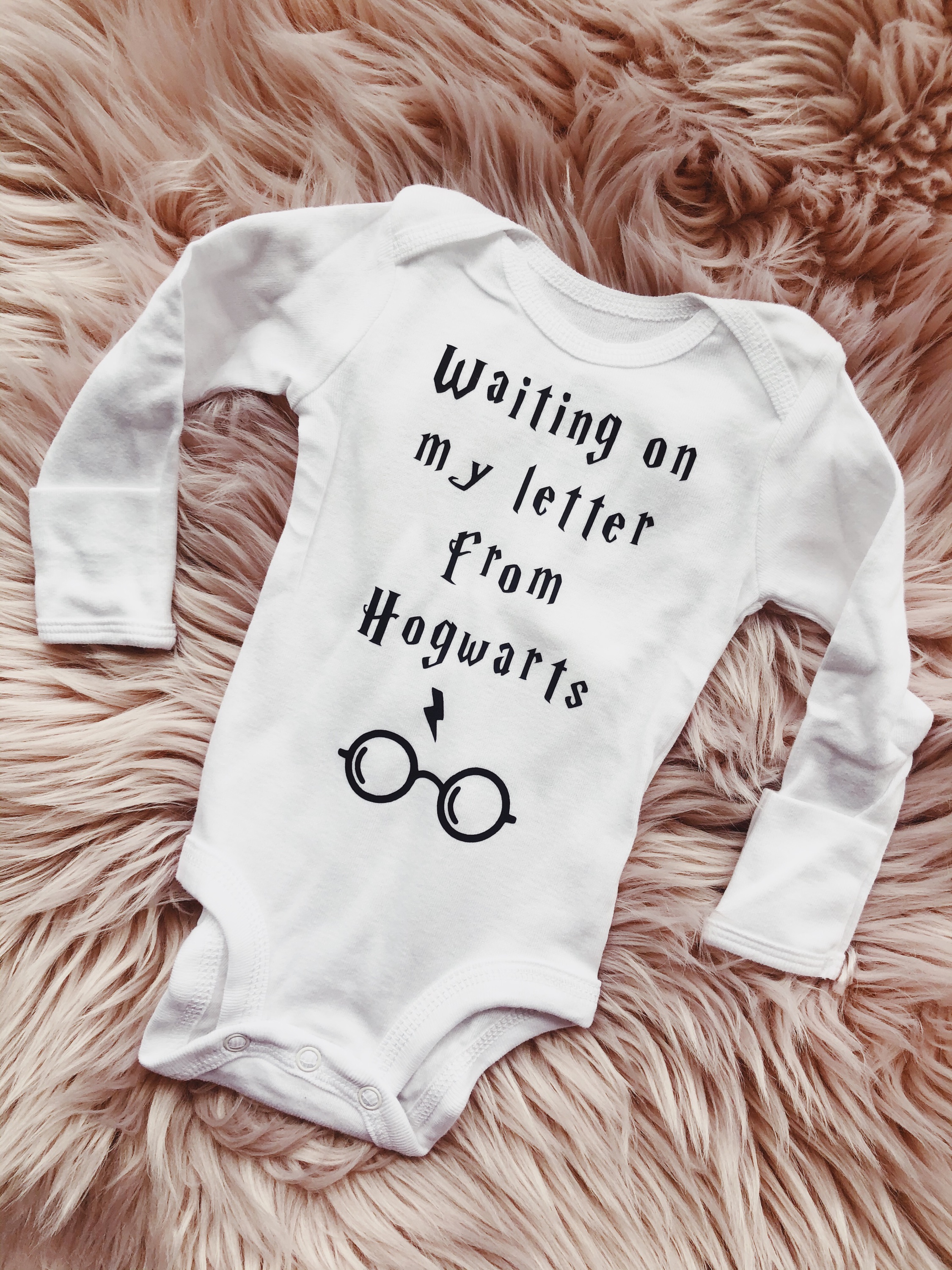 Waiting on my Letter Unisex Baby Toddler Onesie