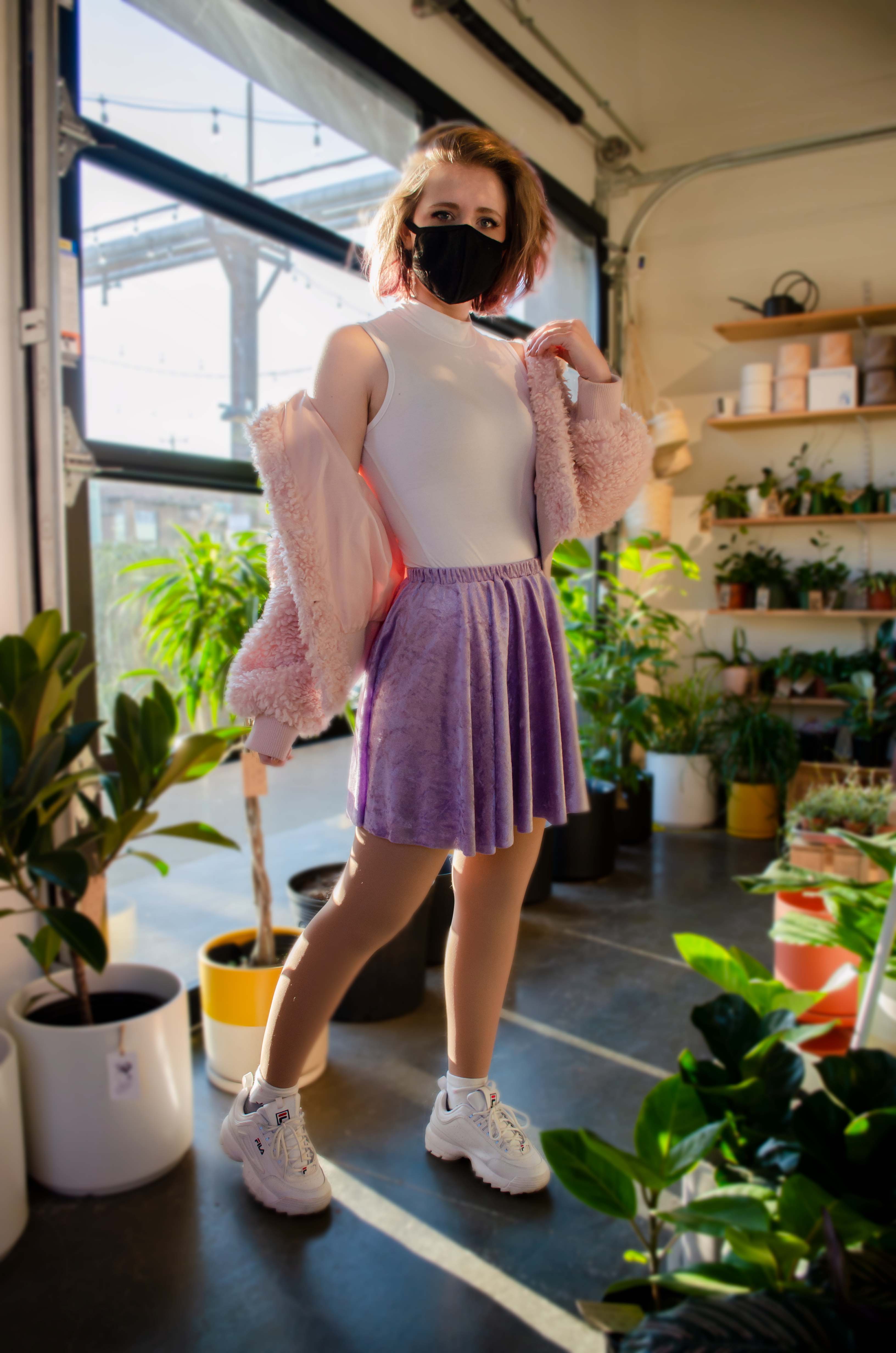 Lilac Skies Skirt - Seamlined Studios