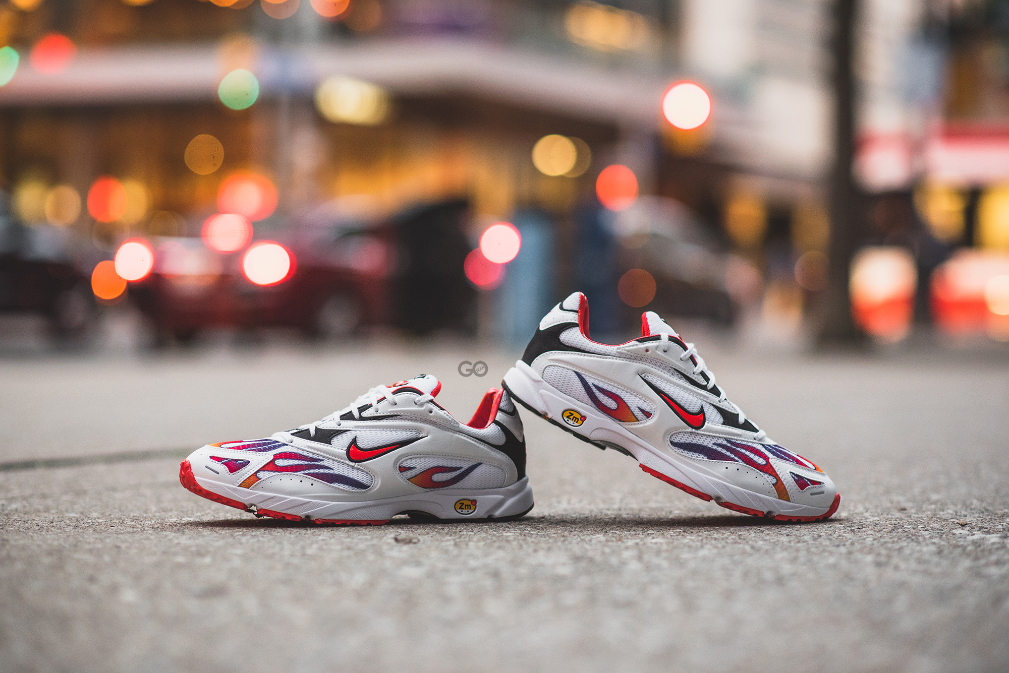 supreme x nike flame shoes