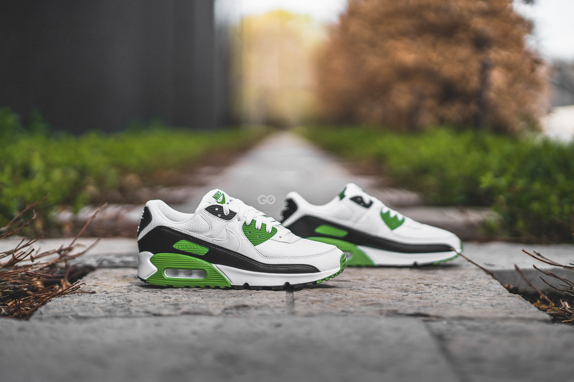 air max 90 white chlorophyll