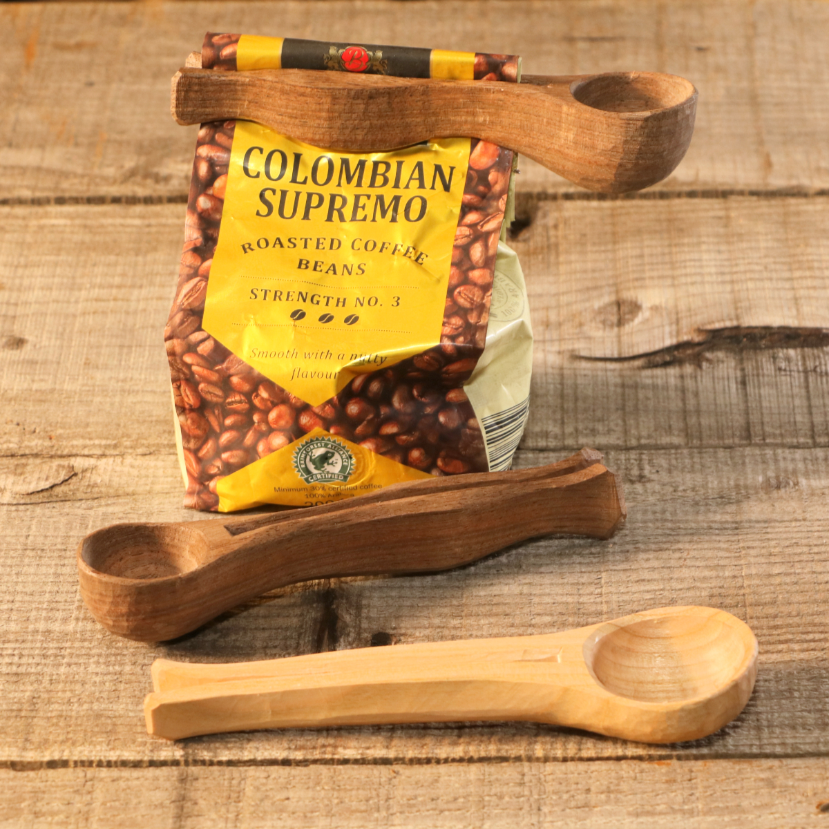 Coffee bag clip and scoop Sean Hellman