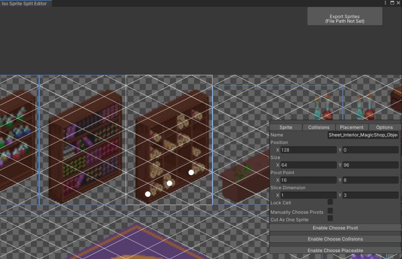 Isometric Sprite Editor - Elegant Geometric Background - 4K