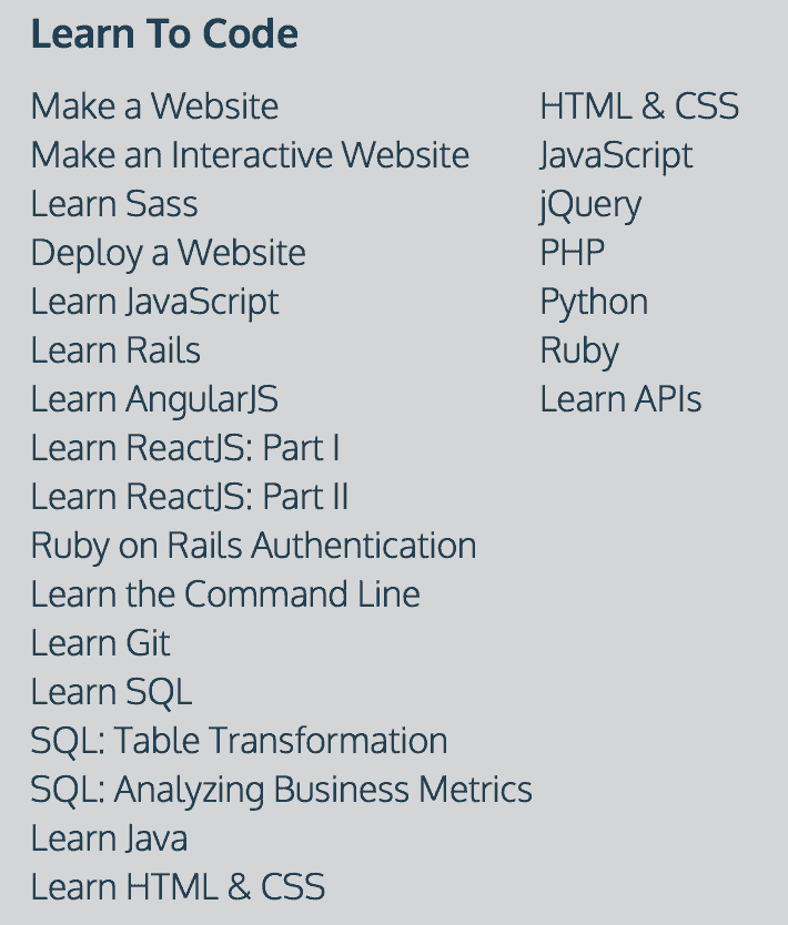Learn to Code - Sean Tenney