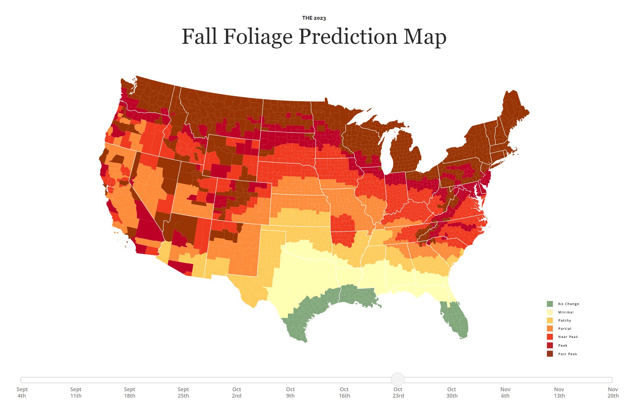 Shenandoah National Park Fall Foliage Guide For Peak Fall Color Virginial Fall Foliage Map 2023 