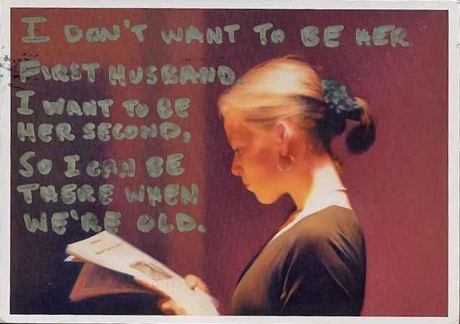 A profile of a woman reading, with soft lighting and a warm color palette.