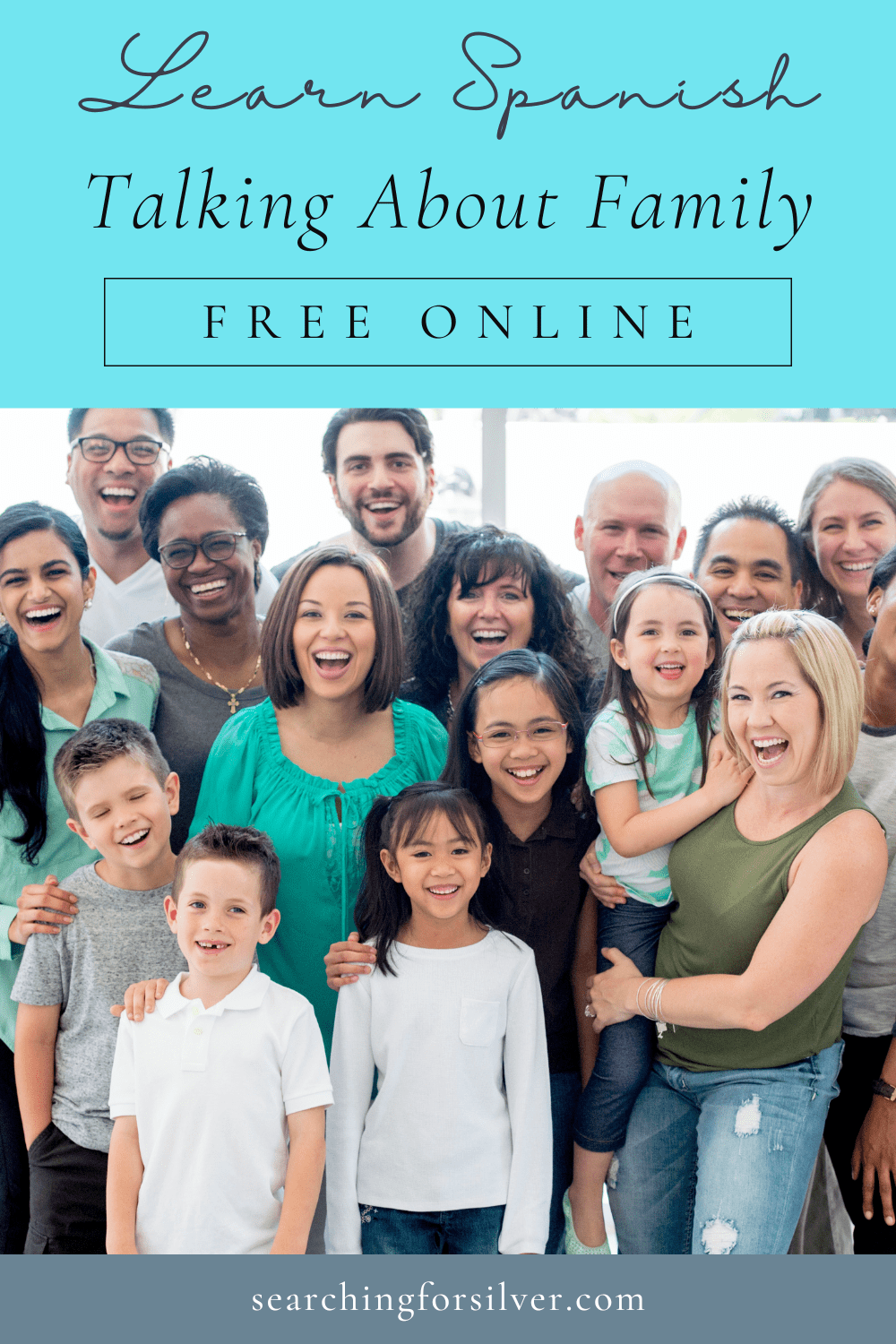 Learn Spanish talking about family free online