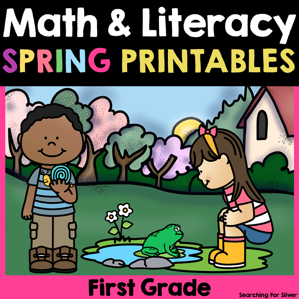 Spring Math & Literacy Printables {First Grade} - Searching For Silver
