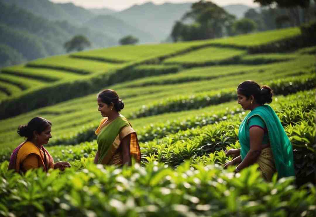 Sri Lanka tea plantation