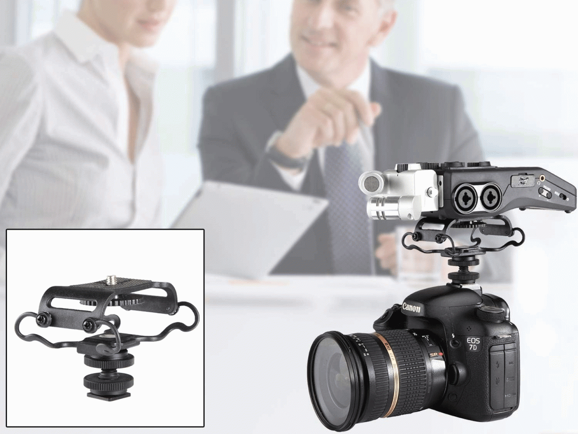 BOYA BY-C10 Shockmount on White Background