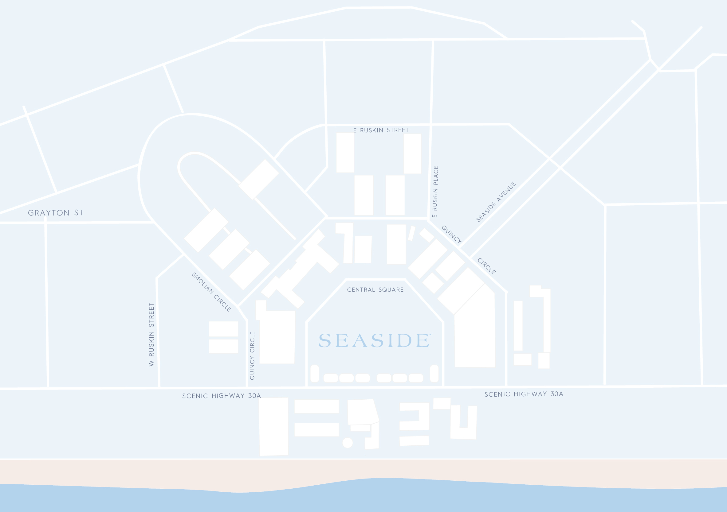 Things To Do In Seaside Florida Seaside Seaside Map 2023 For Website 