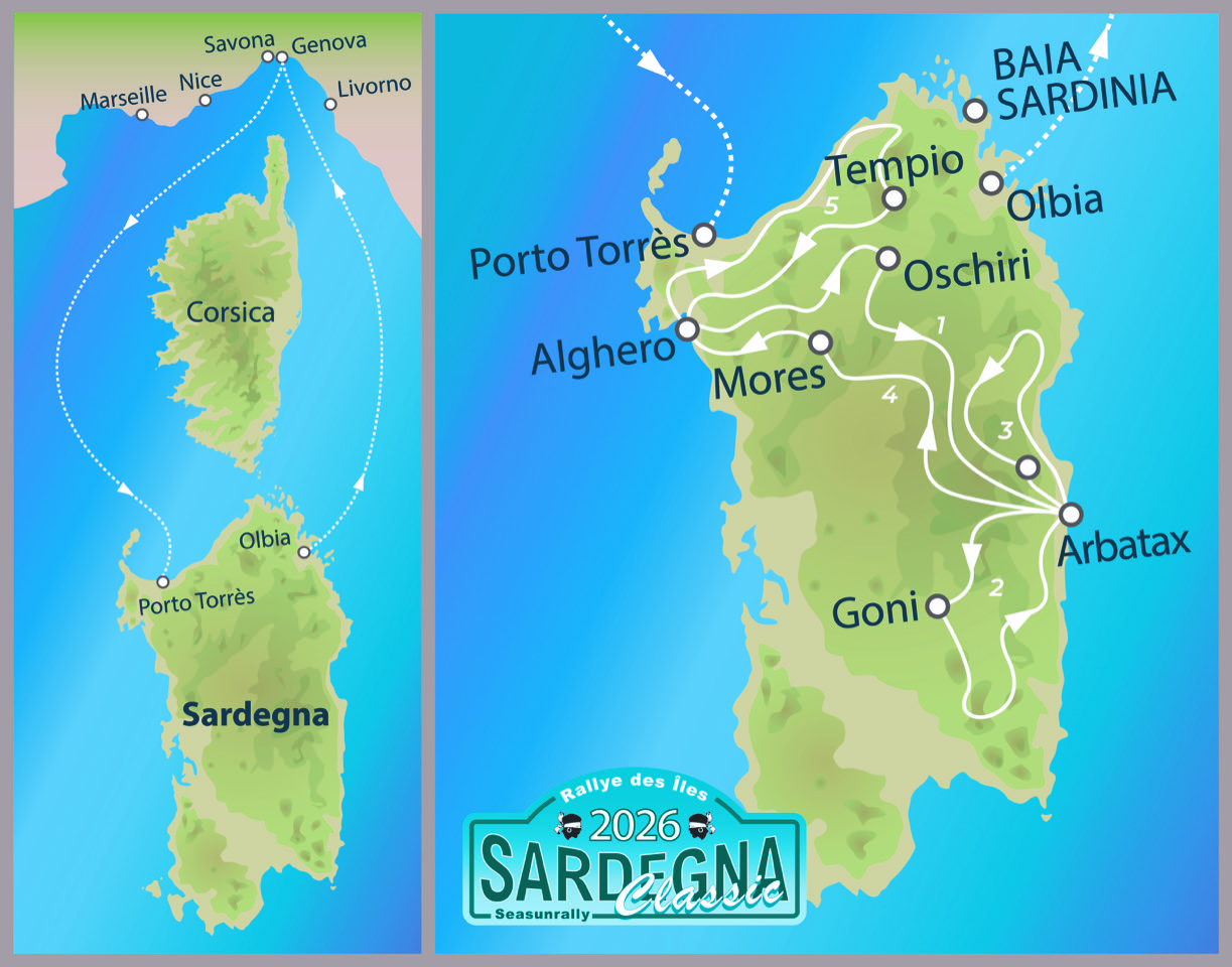 Sardegna 2026 Seasunrally Carte Sardaigne.