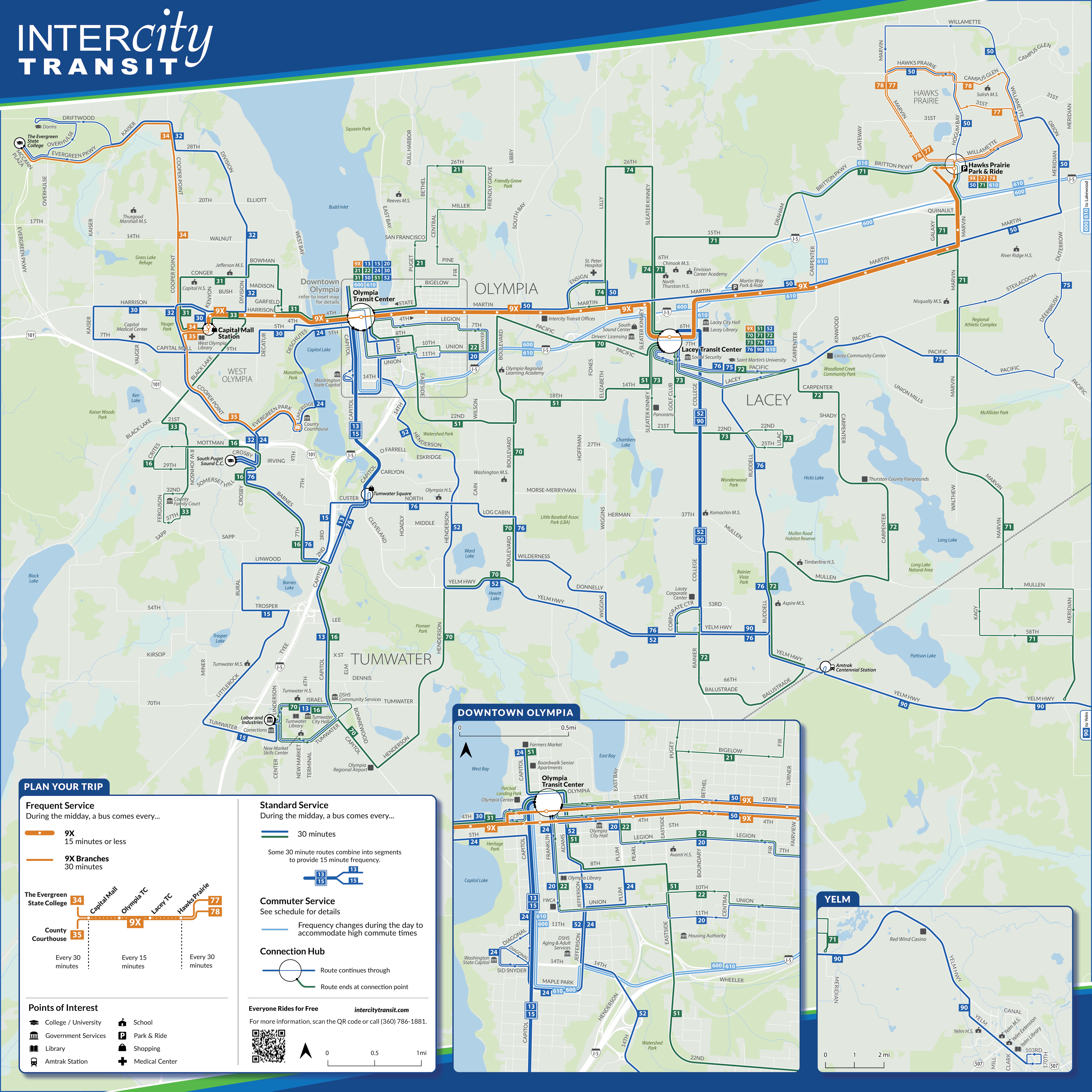 How Intercity Transit Redesigned its Network – Seattle Transit Blog