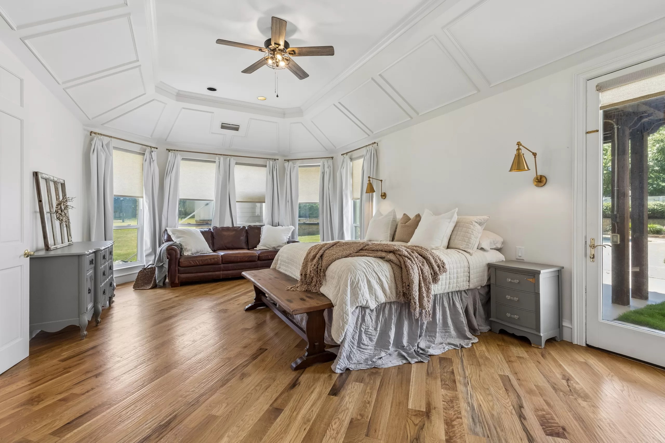 Primary suite of an Argyle home sold by Seay Realty Group