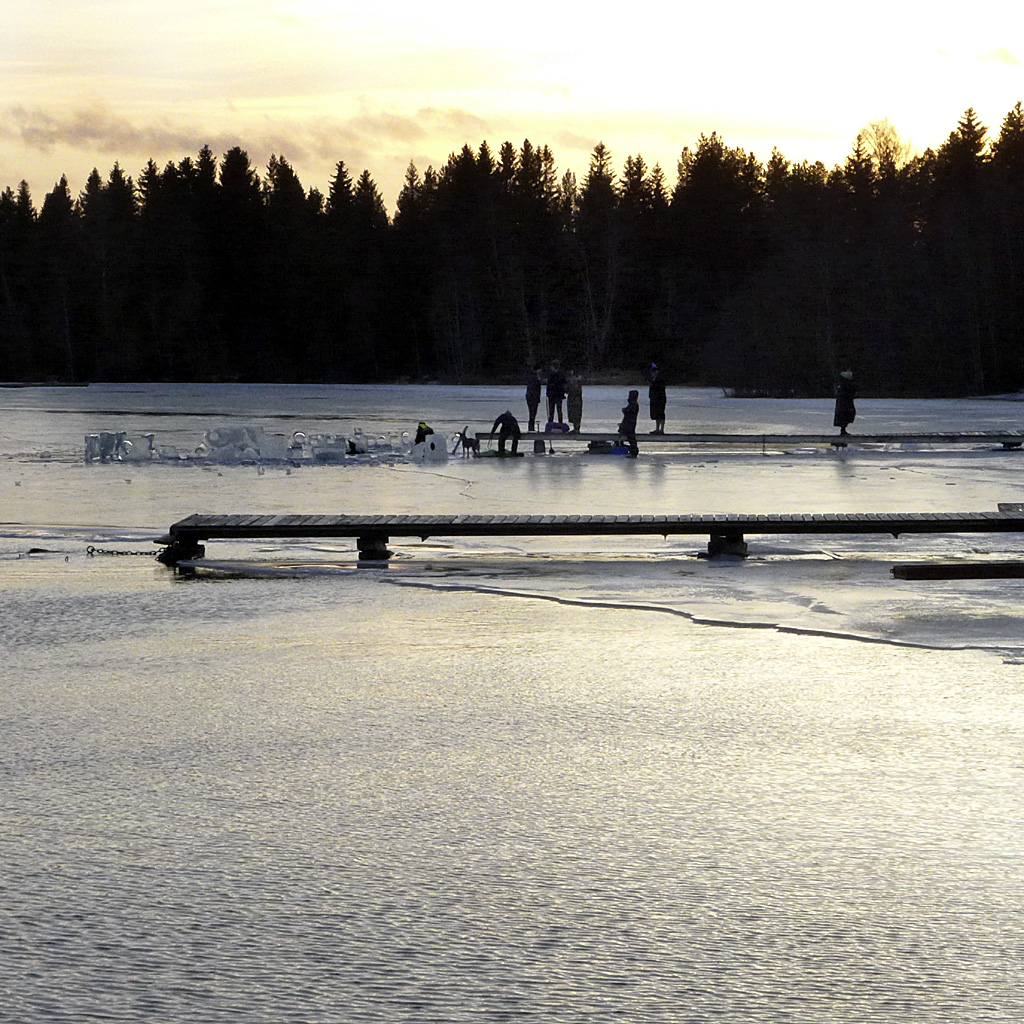 Vinterbadarna laddar upp.
