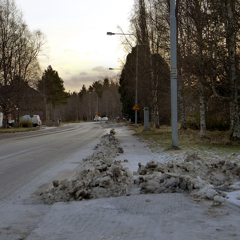Tur man varken kör barnvagn eller sitter i rullstol