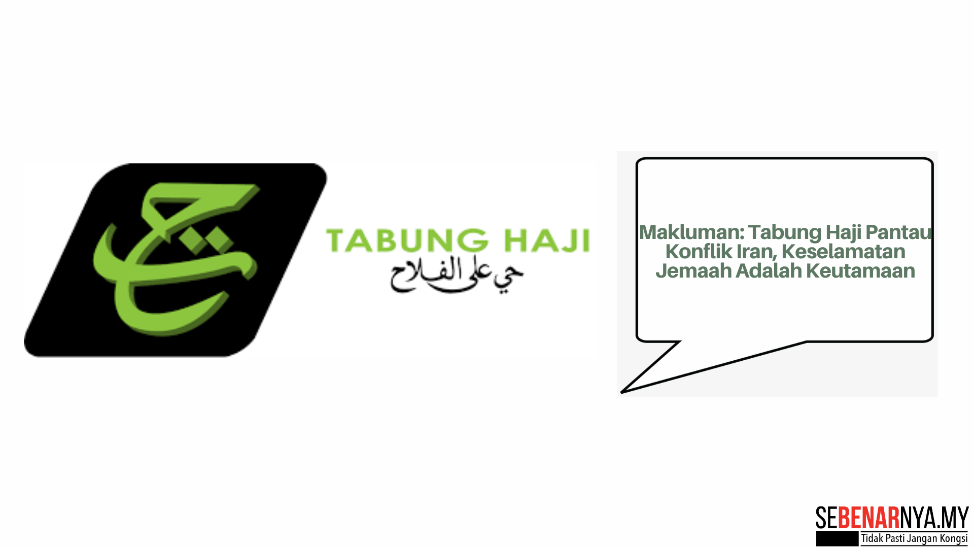Makluman: Tabung Haji Pantau Konflik Iran, Keselamatan Jemaah Adalah Keutamaan