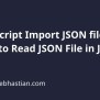 Javascript Import JSON File - How To Read JSON File In JS | Sebhastian