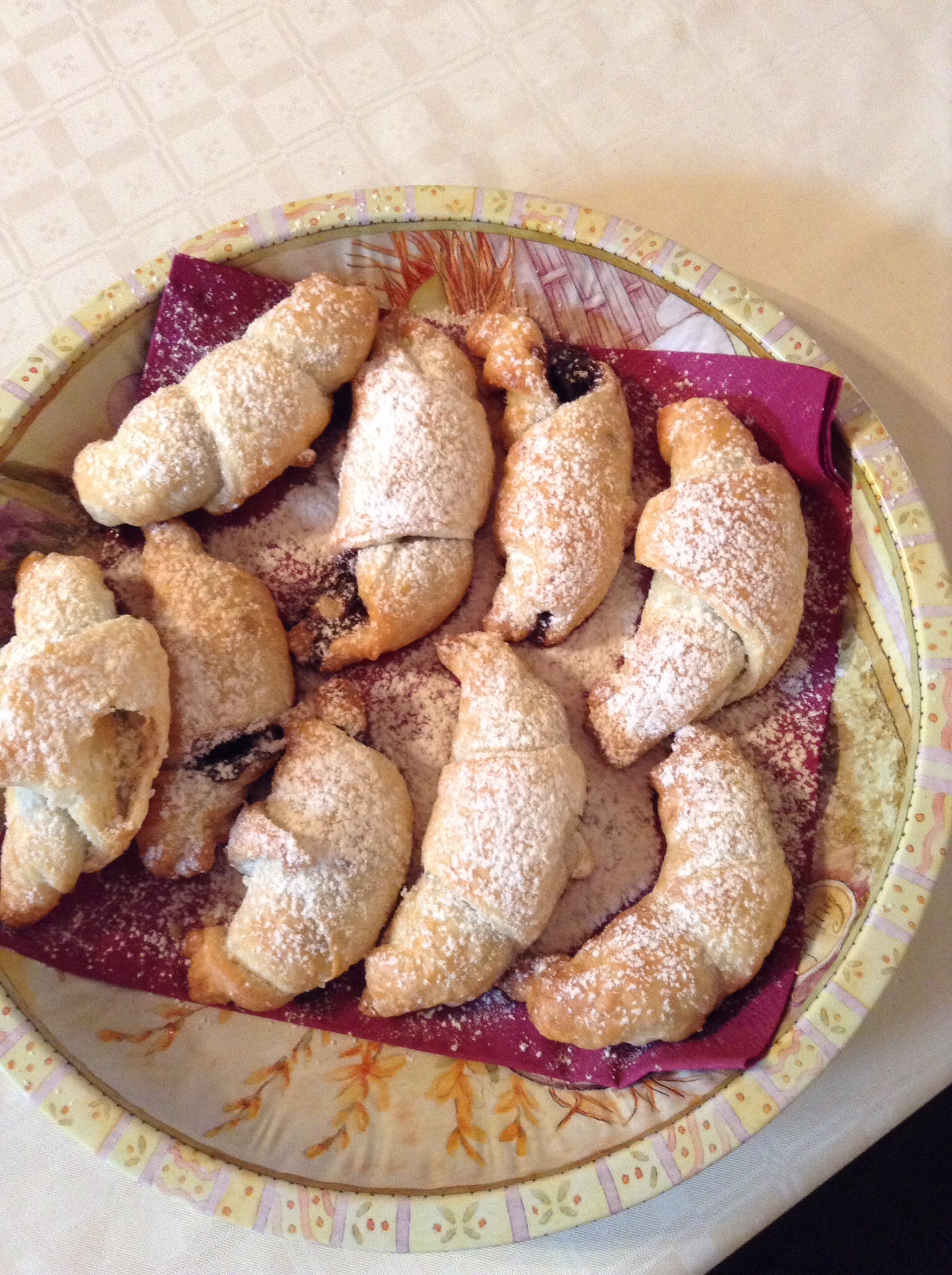 Mini-croissant Nutella e pere superveloci