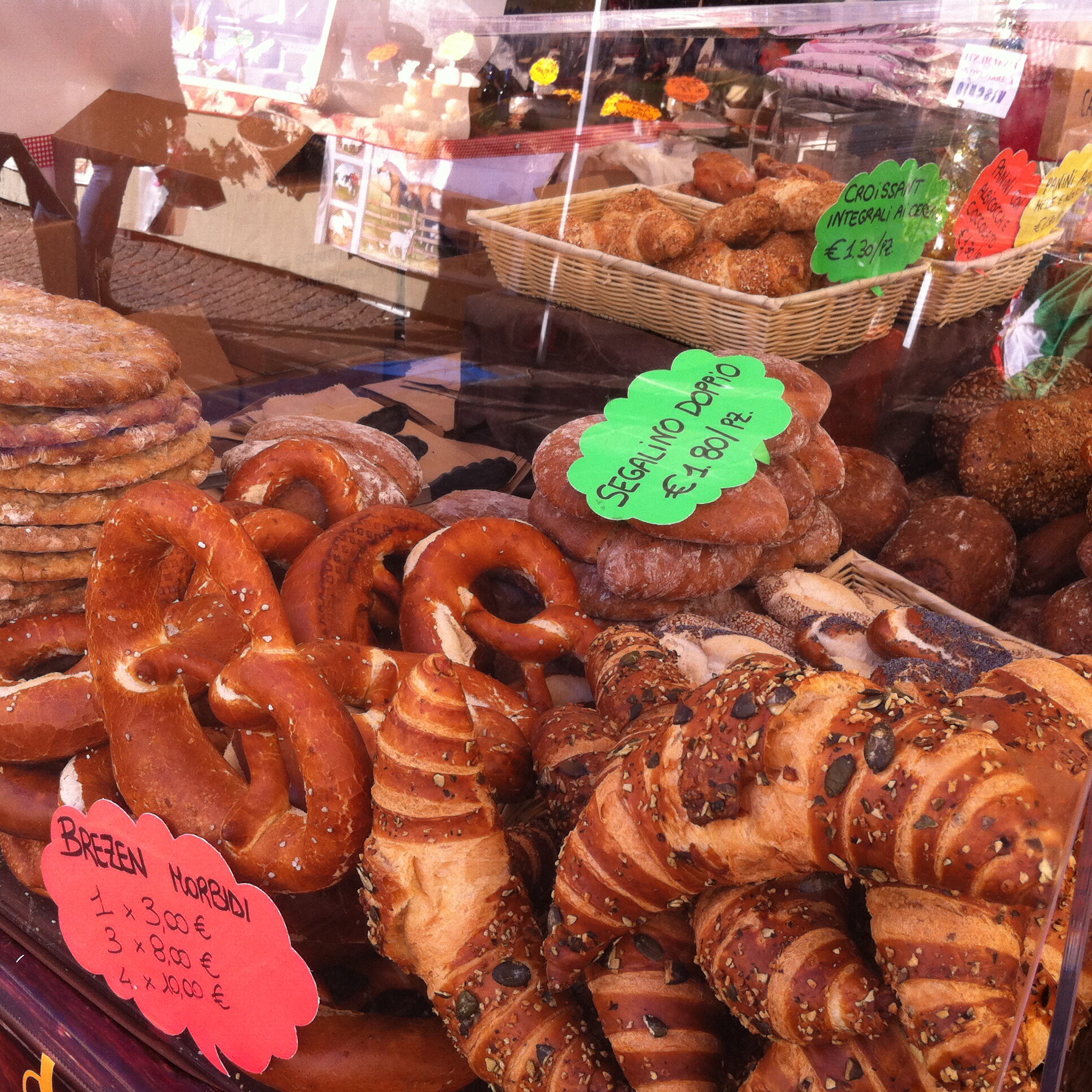 Mercatini di Natale, pane dal Trentino