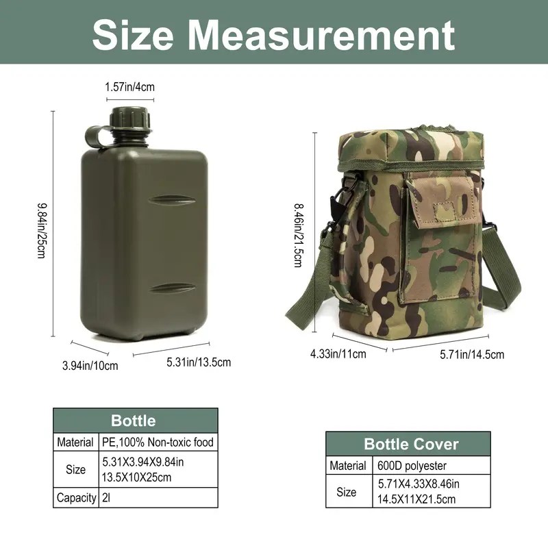 Camo Tactical Water Bottle 3