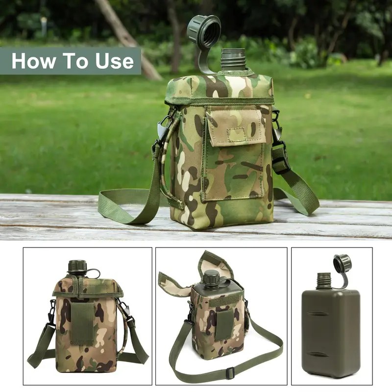 Camo Tactical Water Bottle 4
