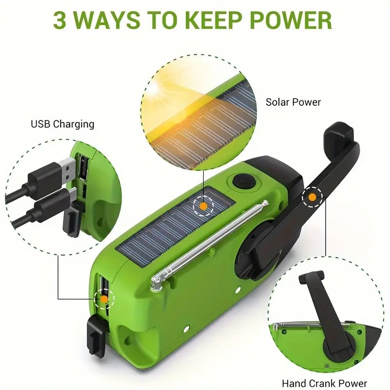 Emergency Hand Crank Radio 2
