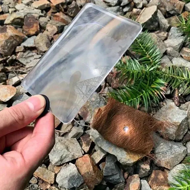 Mastering the Outdoors: The PVC Fire Starter Card for Solar Survival