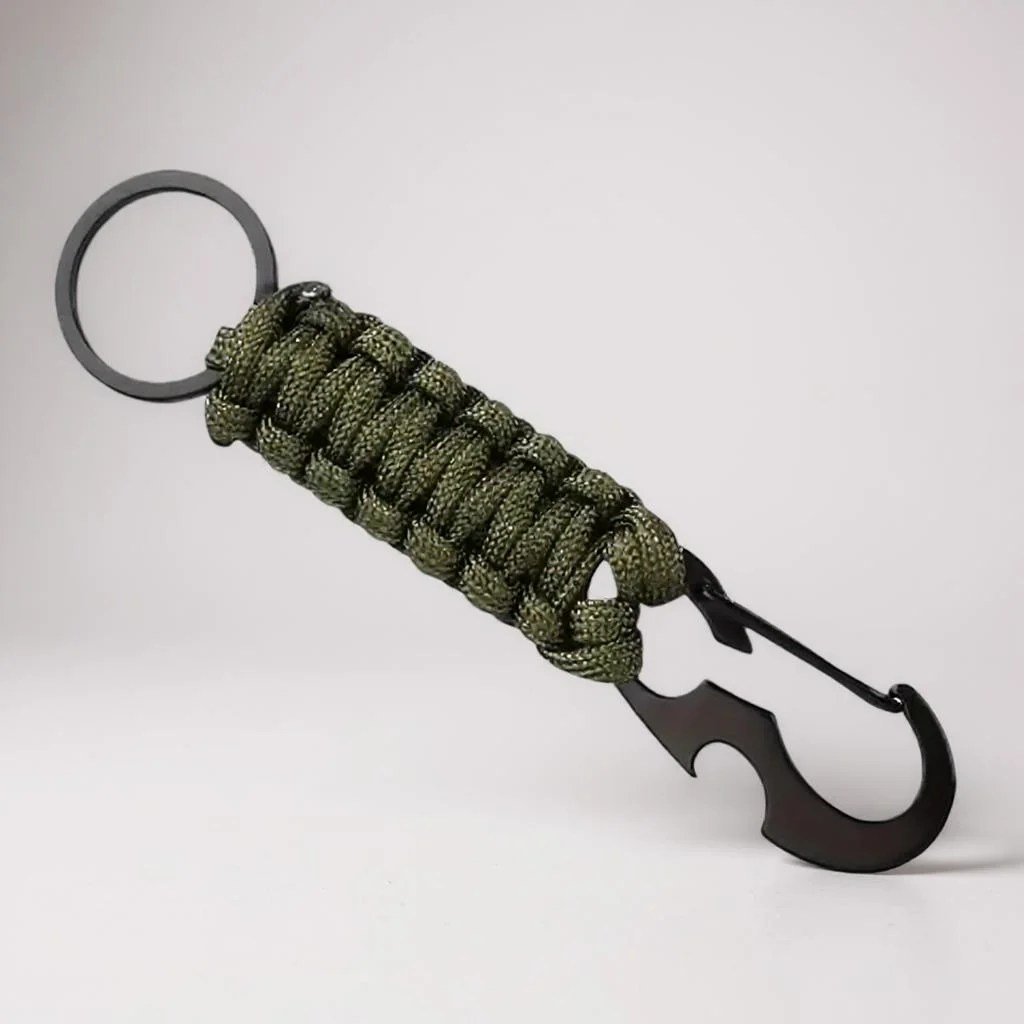 Military%E2%80%91Style Paracord Survival Keychain %E2%80%93 Tactical Rope Main