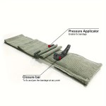 Emergency Trauma Bandage – 10 × 162 cm Sterile Cotton-Elastic Wrap with Pad (16 cm Width) for Camping, Hiking & First Aid 5 Trauma Bandage 5