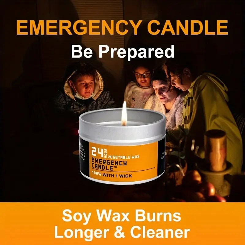 Illuminate Your Adventures with Smokeless Windproof Emergency Candles