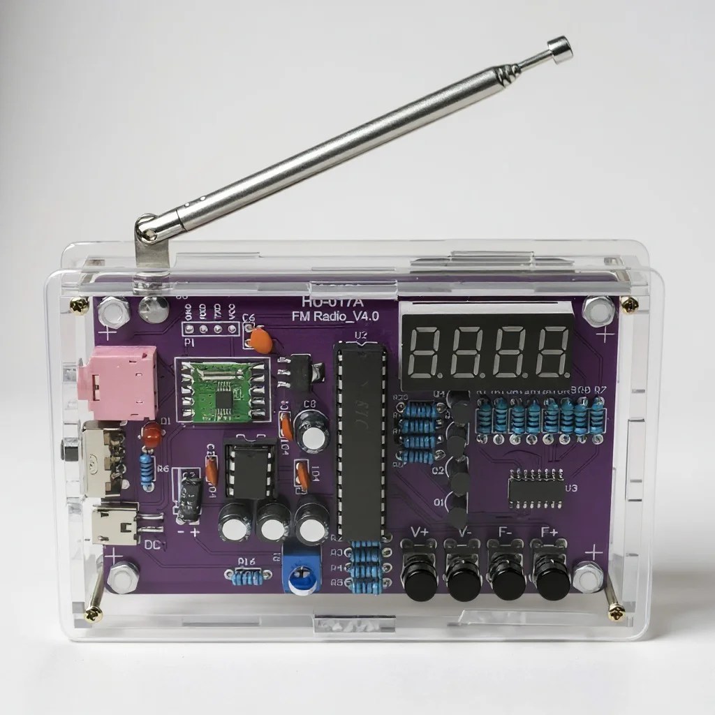 DIY FM Radio Soldering Kit USB Powered Soldering Iron