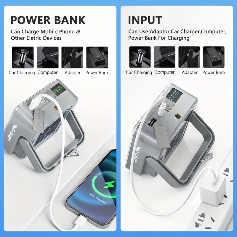 Portable LED Outdoor Hanging Camping Light 7