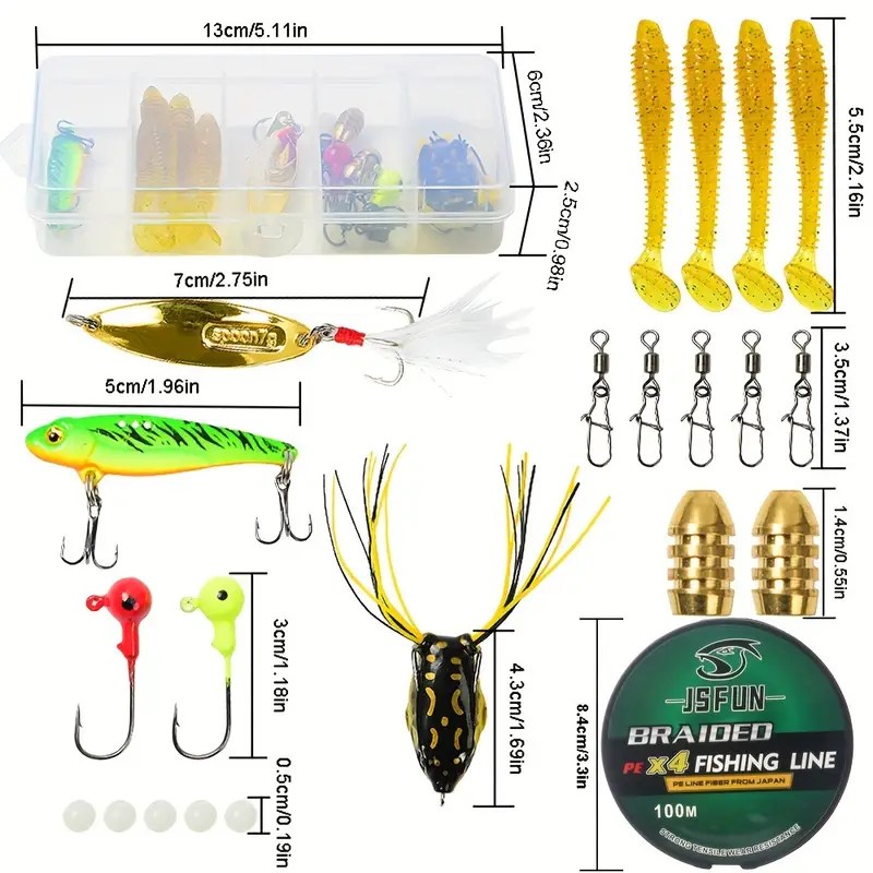 Complete Fishing Kit with 2.1m Telescopic Rods 7