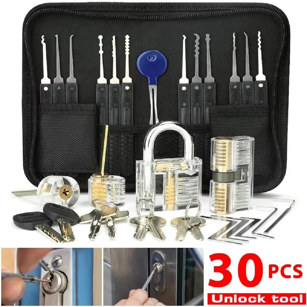 Lock Picking Set Transparent Locksmith Tools 1