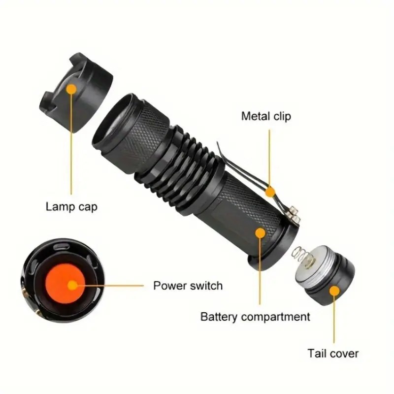 Mini Flashlight LED Flashlight 4