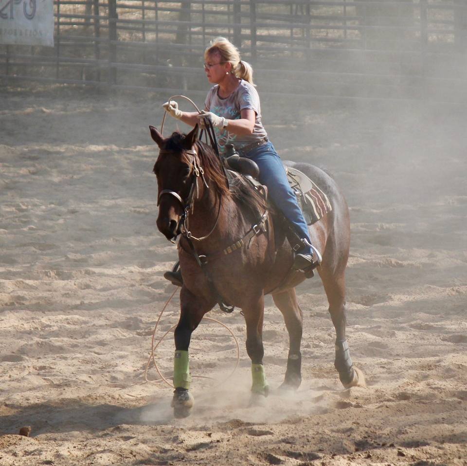 2016 - Diane and Blue Duck Roping