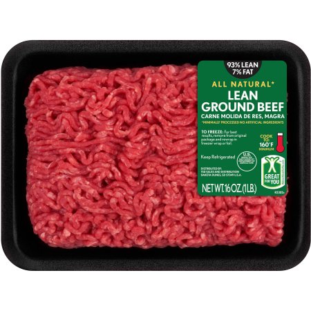 Lean Ground Beef 93/7 from Publix | Nurtrition & Price