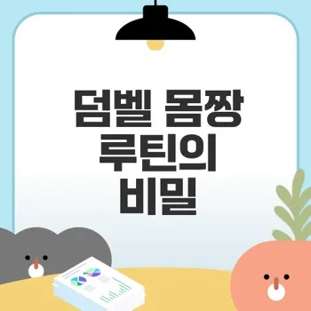 덤벨 운동 루틴만으로 몸짱이 될 수 있을까