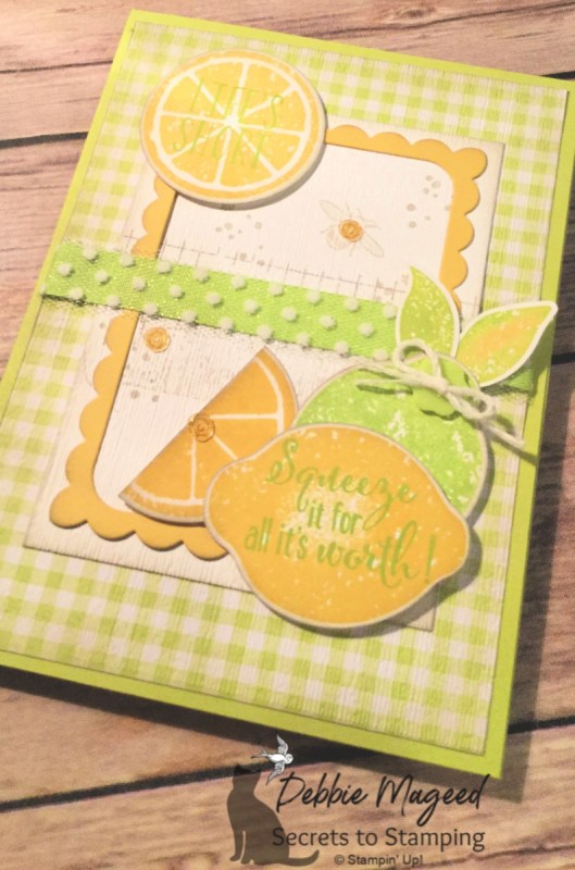 Fresh All Occasion Card Featuring Lemon Zest Stamp Set by Stampin' Up!